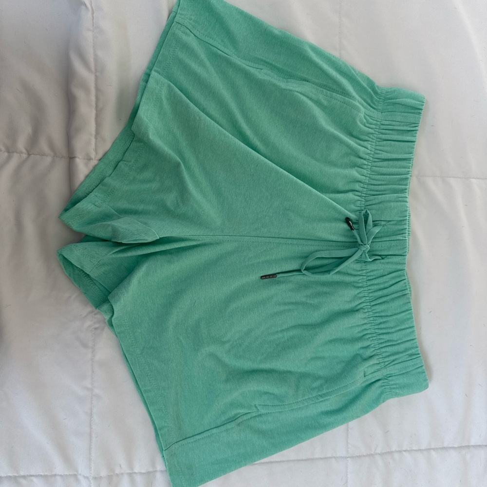 Athletic Works Women's Light Green Athletic Shorts